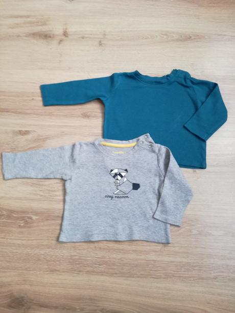 2 trika s dl. rukávem, zn. lupilu, vel. 62/68, lupilu,62