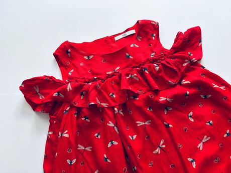 Ob/ šaty s vážkami - v.9/10 let, marks & spencer,140