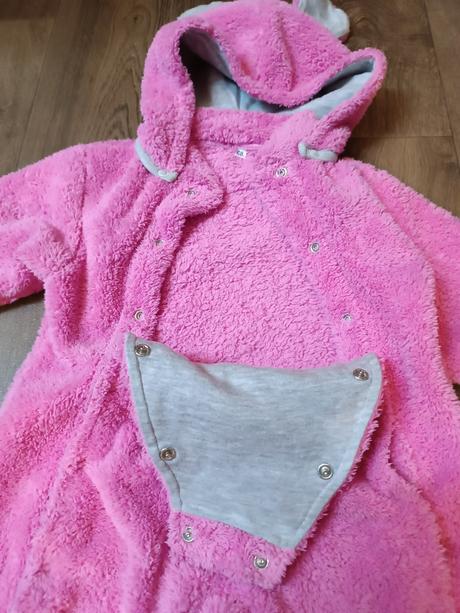 Dívčí chlupatý overal/kombinéza autex baby,vel 68, autex,68