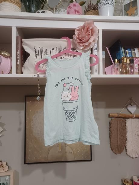 Tílko se zvířátky h&m 122/128, h&m,128
