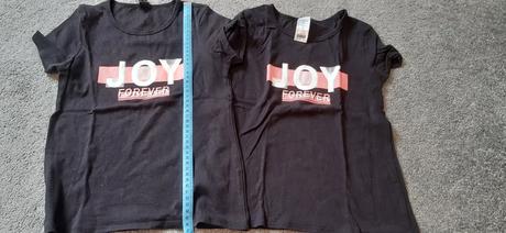 2 x bavlněné tričko černé, 122