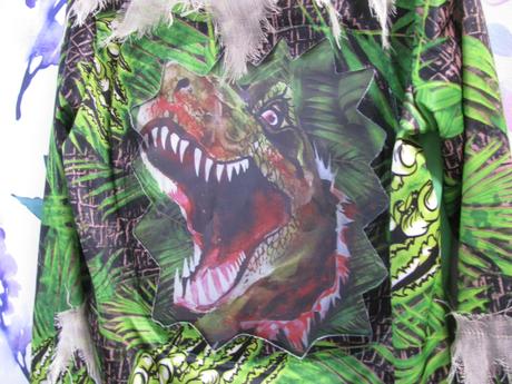 Karnevalový kostým - zombie,stvůra z bažin apod., 