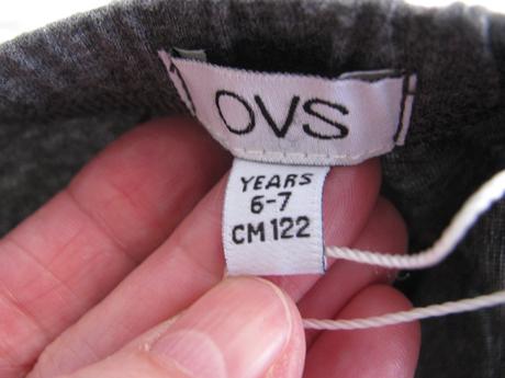 Bavlněné elastické šedé legíny-ovs kids, ovs,122