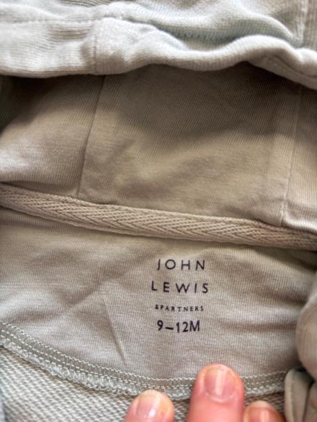 Mikina bledě zelená - v.9/12 mes. zn. john lewis, john lewis,80