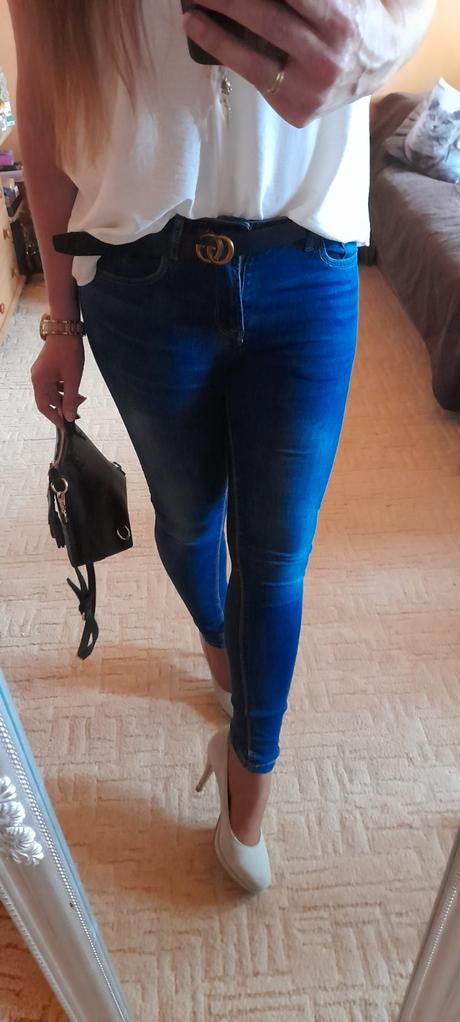 Pull&bear spray on skinny džíny, pull&bear,40