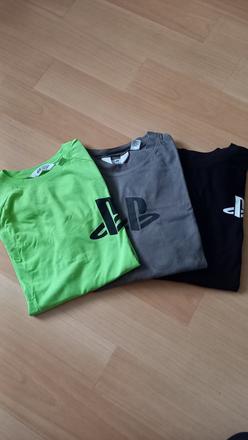 Triko, tričko 3ks, h&m,146
