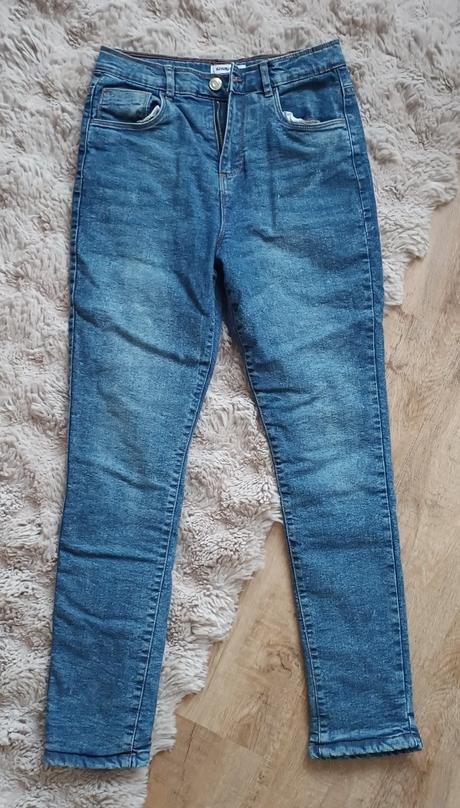 Riflové zateplené kalhoty vel. 158, sinsay,158