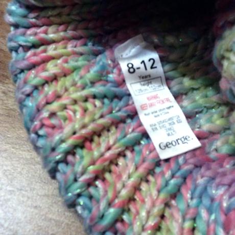 Duhová zimní čepice ,,jednorožec" 8-12 let, george,140