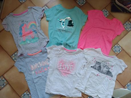 6x tričko, 104–116