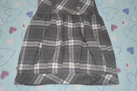 134 kostkované šaty, 134