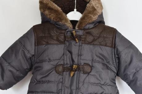 Zimní bunda vel. 3 - 6 m, nutmeg,68