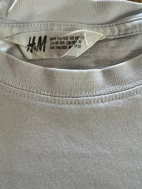 Triko & tričko skate vibes h&m vel. 146/152, h&m,146