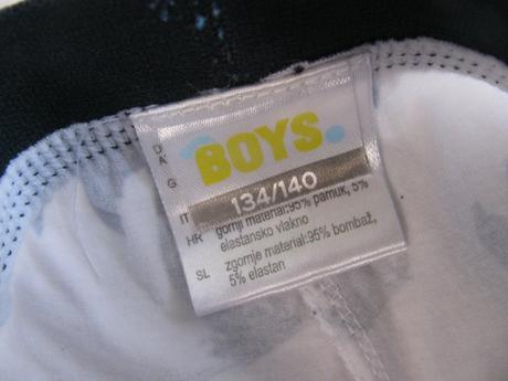 Chlapecké bavlněné elastické boxerky, 140