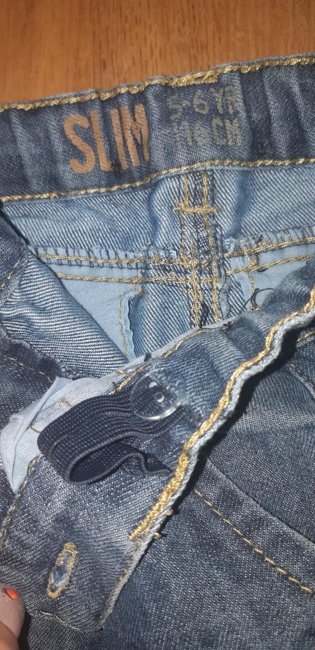 Slim džíny vel. 116, 116