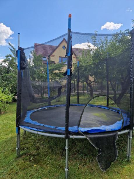 Dětská zahradní/venkovní trampolína, 250-299 cm