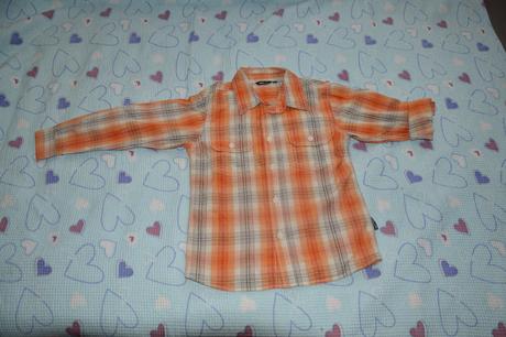 122 bavlněná košile roll up rukáv lindex, lindex,122