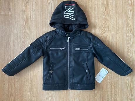Chlapecká kožená bunda - c&a, vel. 104, c&a,104
