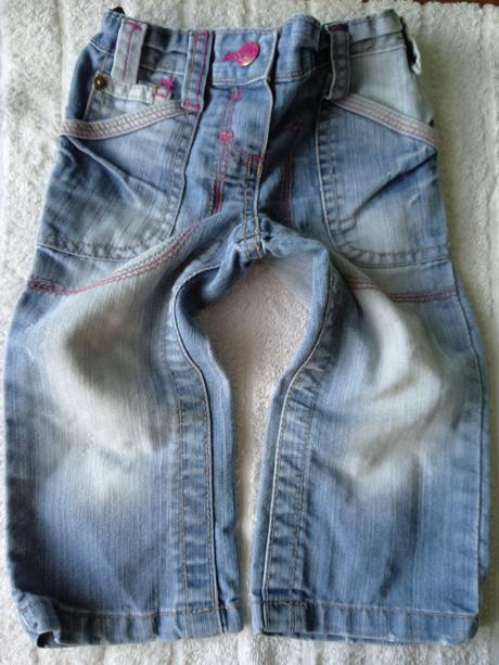 Šislé džíny růžové prošití, cherokee,86