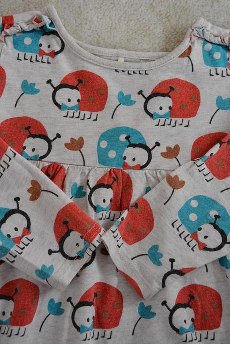 Šatky či tunika s beruškama, next,98