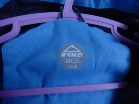 Modrá větrovka mckinley, vel. 140, mckinley,140