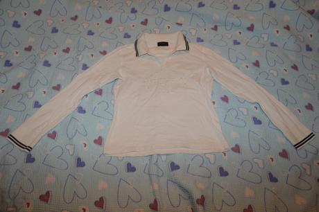 158 164 sergio tacchini bílé triko s flitry, 164