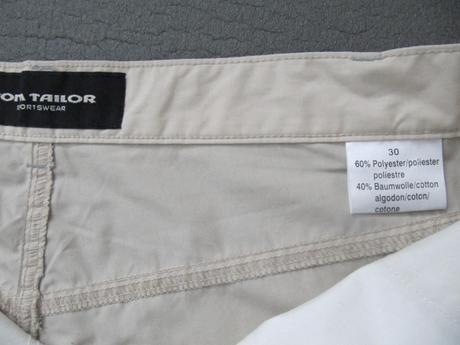 Kraťasy plátěné, vel. s-m - nenošené, s