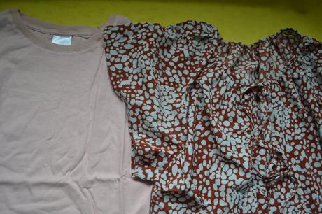 2x dámské nové tričko bavlna a halenka v.38-42, 38 / 40 / 42
