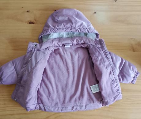 Krásná zimní bunda h&m s kožíškem vel. 74, h&m,74