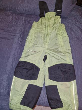 Zelené lyžařské kalhoty zn. loap vel. 104, loap,104