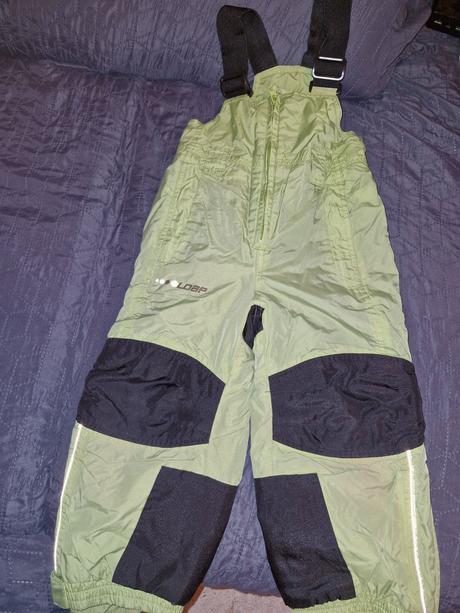 Zelené lyžařské kalhoty zn. loap vel. 104, loap,104