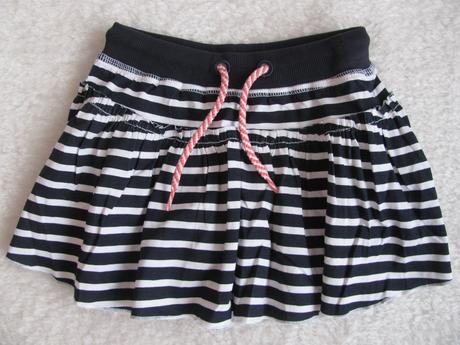 Modro bílá bavlněná sukýnka, house,92