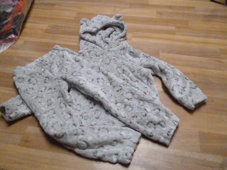 Huňatý komplet s ušima vel. 4-5, kids,110