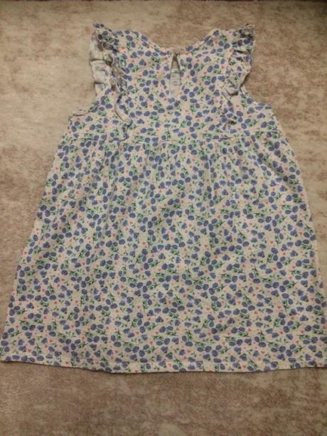 Květované šaty, h&m,92