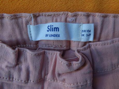 Džegíny lososové slim, lindex,104