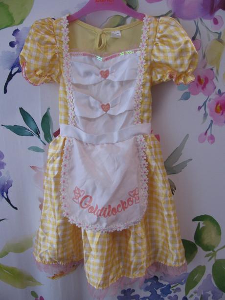 Karnevalový kostým-šaty zlatovláska, 