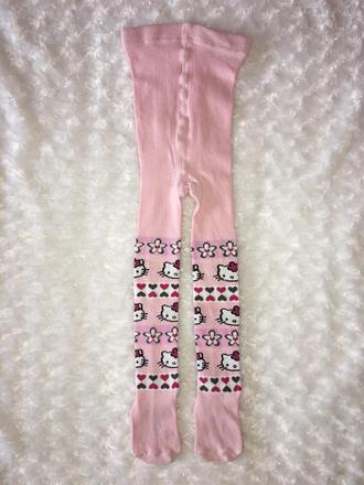 Růžové punčocháče s hello kitty sanrio, sanrio,86