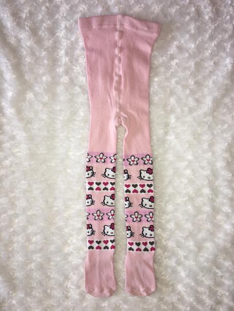 Růžové punčocháče s hello kitty sanrio, sanrio,86