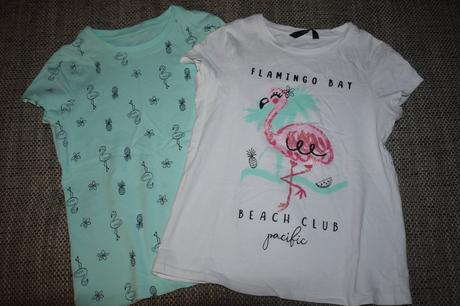 2x triko george s plameňáky, 128, george,128