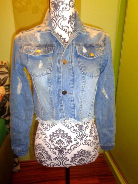 Moderní měkoučká riflová bunda, s