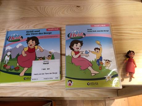 Heidi devcatko z hor - kniha, dvd+ figurka heidi,