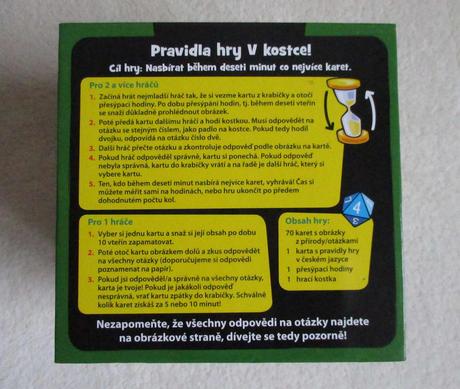 Albi brainbox v kostce příroda, 