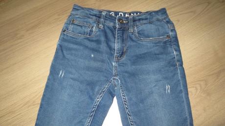 Pružné džíny/kalhoty c&a 140/146, c&a,140