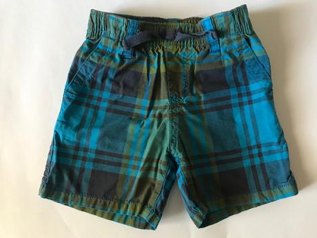 Kostkované kratasy, gymboree,86