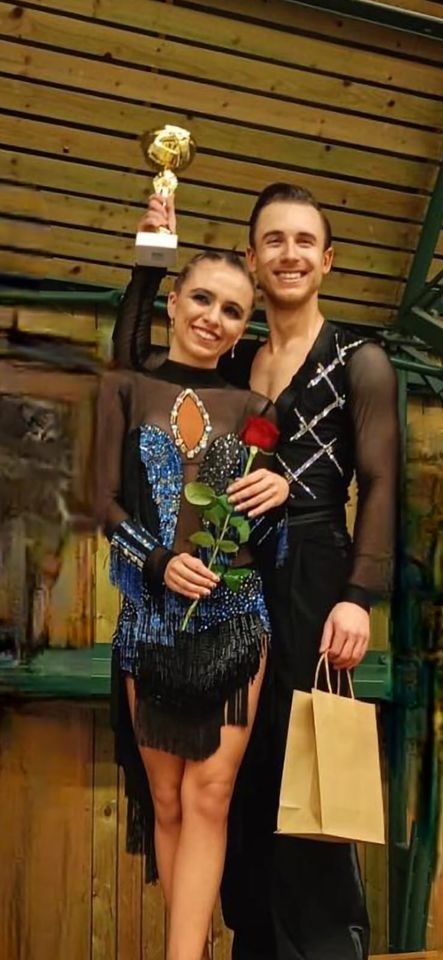 Taneční šaty_latina, vel.150-160, 158