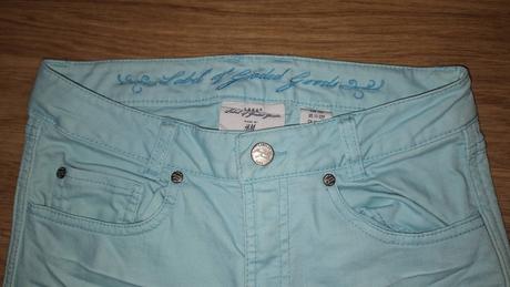 3/4 kalhoty h&m logg na 11-12l vel.152, h&m,152