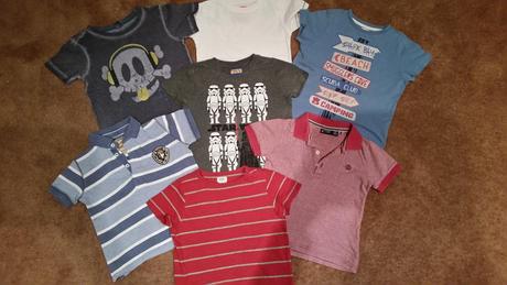 Trička s krátkým rukávem 7 ks, next,104