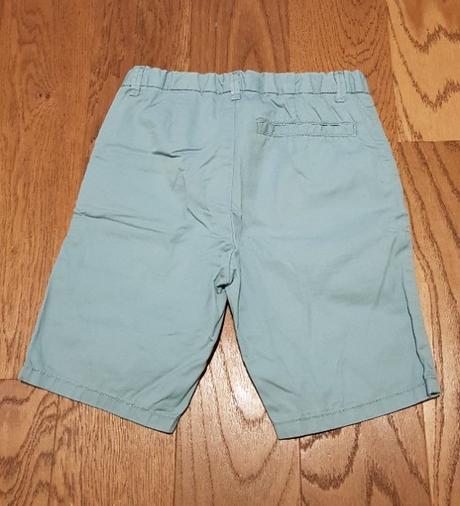 Plátěné kraťásky zelenkavé, 128, l.o.g.g.,128