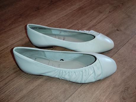 T107 kožené balerínky tamaris vel. 38, tamaris,38