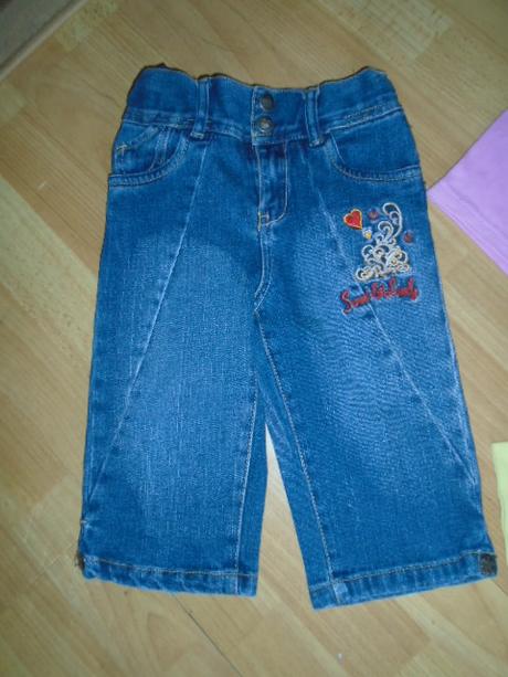 Kraťasy džíny vel 3/4 roky 3 ks, 104–116