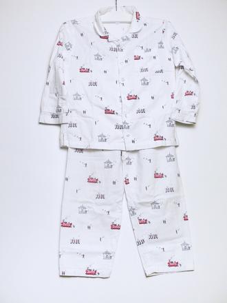 Bavlněné keprové pyžamo, 128